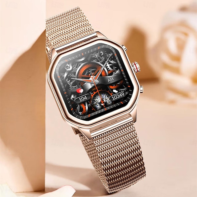  G6 Slimme horloge 1.4 inch(es) Smart horloge Bluetooth Stappenteller Gespreksherinnering Activiteitentracker Compatibel met: Android iOS Dames Heren Lange stand-by Handsfree bellen Waterbestendig IP