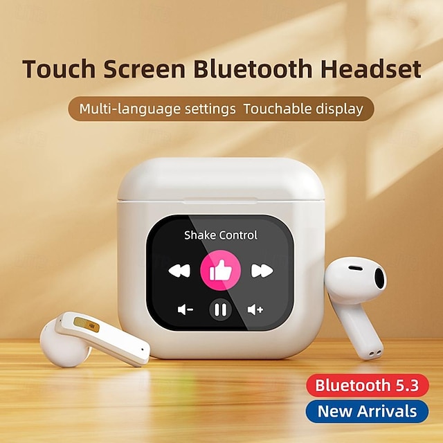  K1 True Wireless Kopfhörer TWS Ohrhörer In Ear Bluetooth 5.3 mit 8G Stereo mit Ladebox Schnellladung für Apple Samsung Huawei Xiaomi Mi Fitness Fitnessstudio Workout Handy Reiseunterhaltung
