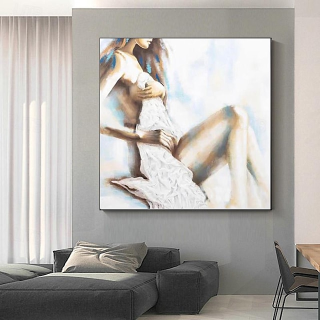  Pittura a olio di donna nuda dipinta a mano con donna nuda decorazione da parete su tela camera da letto arte da parete fatta a mano su tela decorazione da parete regalo per lui senza cornice
