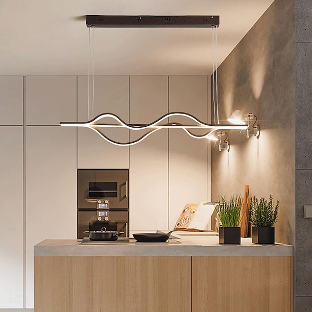  Lustres led pour salon salle à manger cuisine bar lampe à main suspension luminaire plafonniers suspendus 110-240v