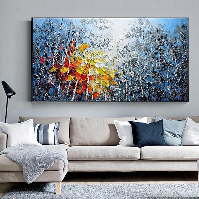  abstraktní umění olejomalba ručně malované texturou krajiny olejomalba nástěnná výzdoba kreativní dekorace pro obývací pokoj ložnice galerie zobrazení moderní živé umění