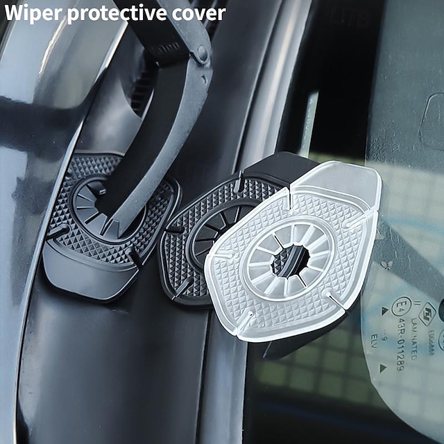  Starfire Car Wiper Hole Protective Cover Wiper Dustproof Hole Plug Silicone Pad Dust Cover Cover Cover Anti-Leaf