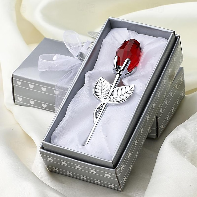  κρυστάλλινο μεταλλικό τριαντάφυλλο - ένα εξαιρετικό δώρο για την ημέρα του Αγίου Βαλεντίνου, ιδανικό για γαμήλιους εορτασμούς και διαφημιστικές εκδηλώσεις, αφεθείτε στη διαχρονική κομψότητα