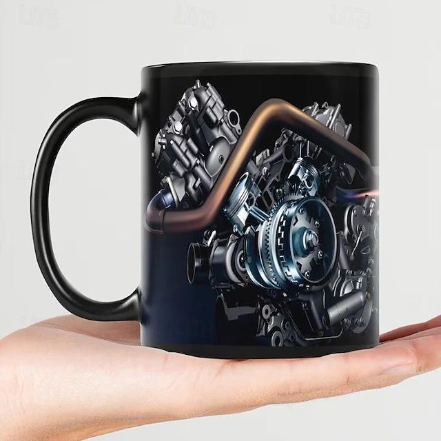 Novelty Mechanic Engine Mugs Unique Coffee Mugs Fathers Day Mug ...