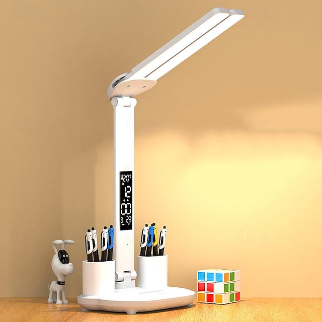  Augenschutz-Schreibtischlampe, LED-Lernen, Studentenwohnheim, Aufladen, Leseschreibtisch, LED-Schreibtischlampe, klappbar, intelligente Schreibtischlampe, Schlafzimmer