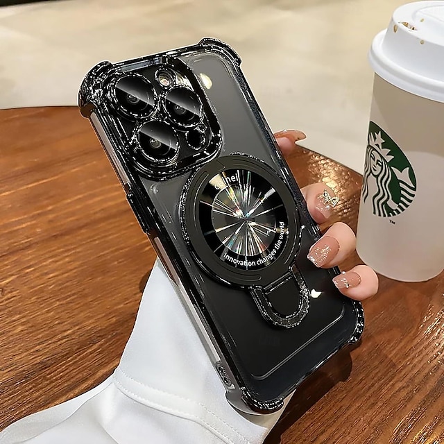  טלפון מגן עבור אייפון 15 פרו מקס פלוס iPhone 15 Pro Max iPhone 15 14 Pro Max Plus iPhone 14 13 12 11 Pro Max Plus כיסוי אחורי עם מעמד מחזיק טבעת TPU