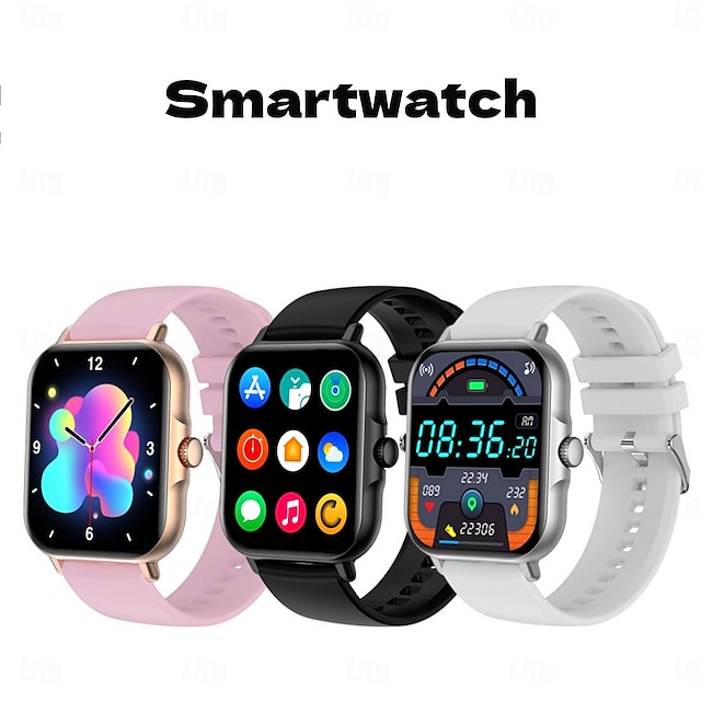  M32 Slimme horloge 1.83 inch(es) Smart horloge Bluetooth Stappenteller Gespreksherinnering Activiteitentracker Compatibel met: Android iOS Dames Heren Lange stand-by Handsfree bellen Waterbestendig