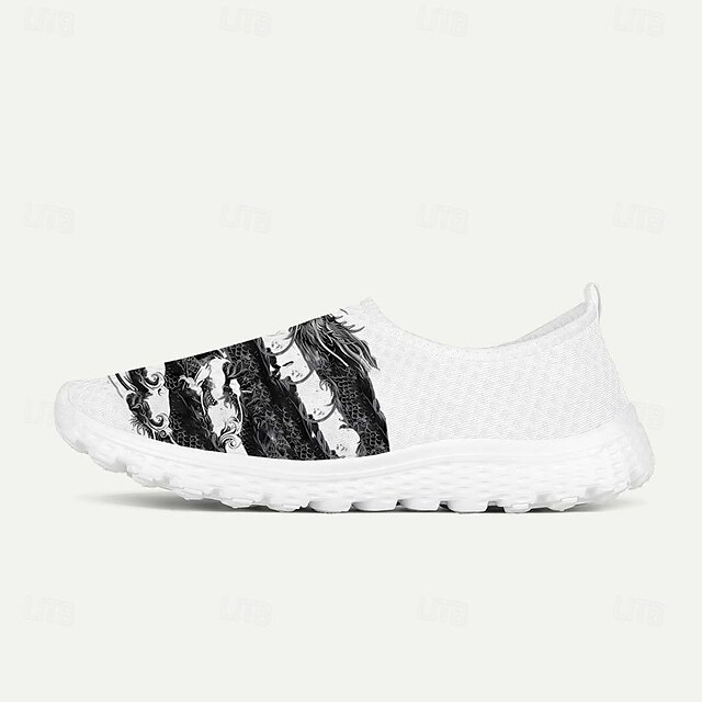 Men's Sneakers Loafers & Slip-Ons Print Shoes Light Soles Flyknit Shoes ...