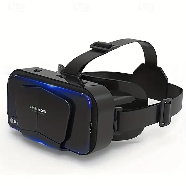  3d vr headset smarta virtuell verklighet glasögon vr hjälm för iphone/android smartphones telefonlinser med kontroller kikare