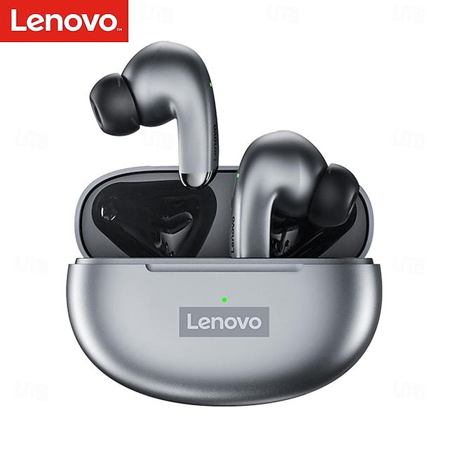  לנובו LP5 אוזניות אלחוטיות באוזן Bluetooth 5.0 סטריאו עם תיבת טעינה מיקרופון מובנה ל Apple Samsung Huawei Xiaomi MI יוגה שימוש יומיומי לטייל טלפון נייד