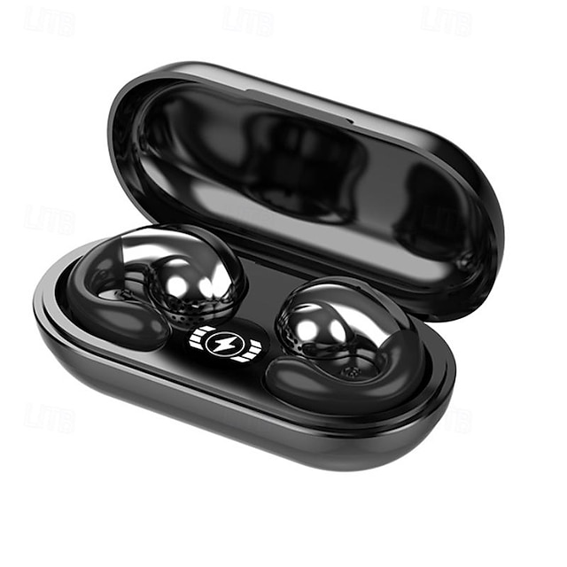  2023 nieuwe pijnloze beengeleiding oortelefoon bluetooth 5.3 draadloze hoofdtelefoon waterdichte sport headsets met microfoon oor clip op oor oorbel draadloze oordopjes