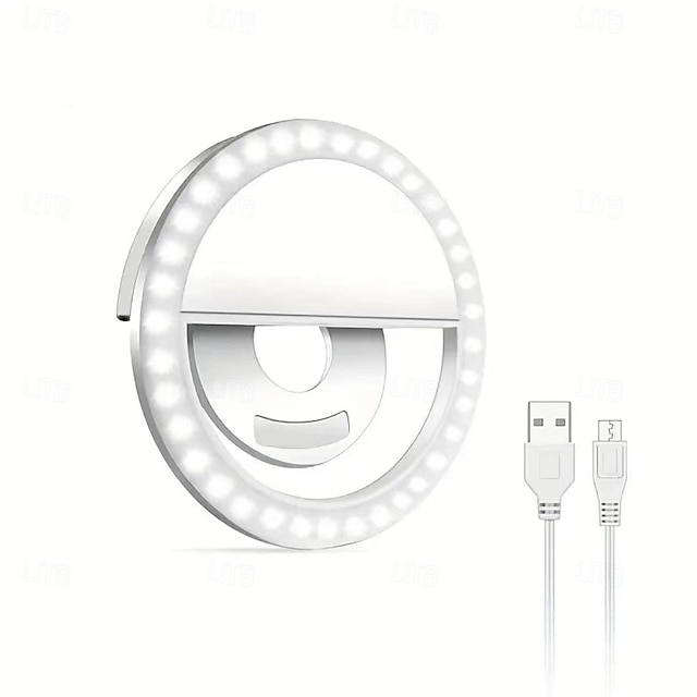  3,4-Zoll-USB-betriebenes Ring-Multifunktions-Fülllicht mit Clip-Fotografie-Bleaching-Licht-Artefakt, große Blende, Live-Streaming, Schönheit, einstellbar, hochauflösend