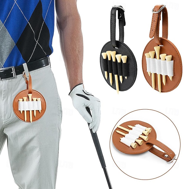  ゴルフスパイクインサートバッグ、アウトドアウエストハンギングバッグ、合皮ゴルフスパイク収納バッグ