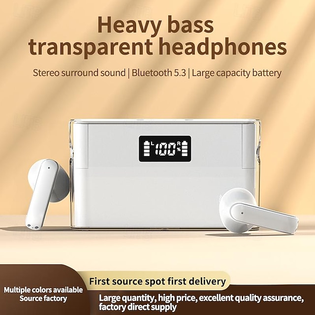  TW11 Wireless Bluetooth 5.3LED digital display Hifi in-ear headphones suitable for Xiaomi Huawei iPhone headphones