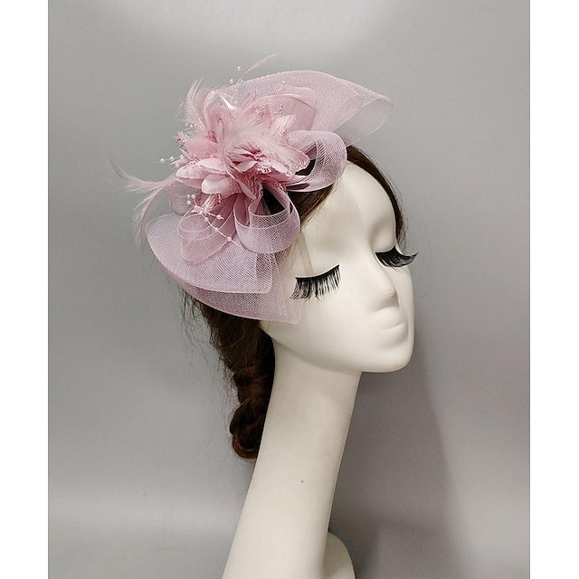  Palarioare Veșminte de cap Accesoriu de Păr Net Pălărie din voal Nuntă Ziua Doamnelor Cu Funde Floral Diadema Articole Pentru Cap