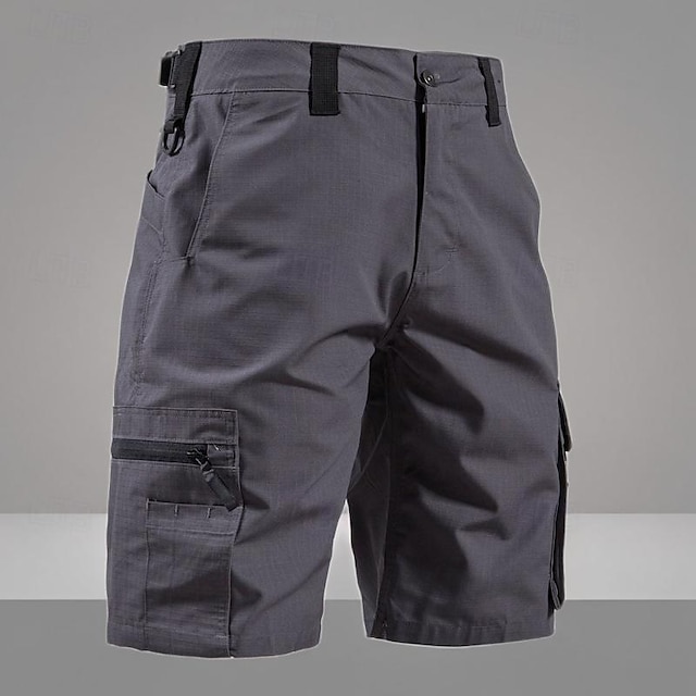  Men's Tactical Shorts Cargo Shorts Shorts Work Shorts Button Multi Pocket Plain Wearable Short Outdoor Daily Going out Fashion Classic ArmyGreen Black