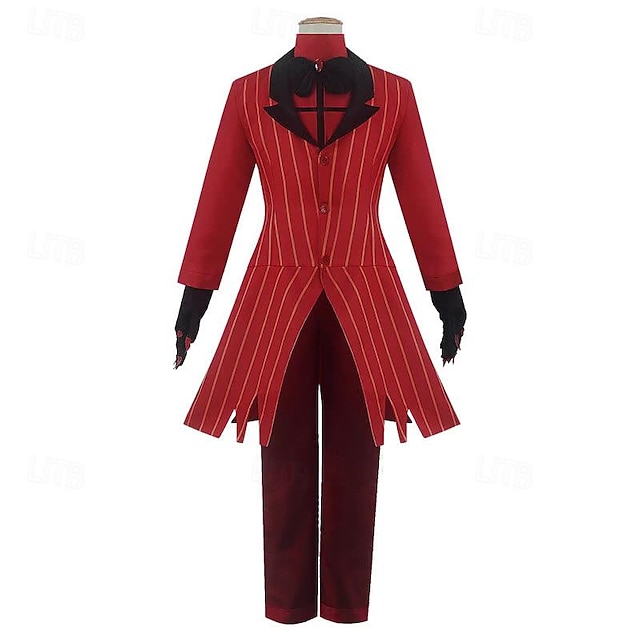  Inspired by Cosplay Hazbin Hotel Alastor Anime Cosplay Costumes Japanese Carnival Cosplay Suits Accessories Outfits Long Sleeve Coat Pants Gloves For Men's Women's