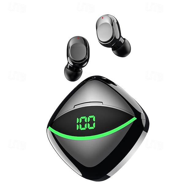  Y-one אוזניות אלחוטיות באוזן בלוטות' 5.3 סטריאו צג כוח LED מגן הטענה אלחוטית ל Apple Samsung Huawei Xiaomi MI שימוש יומיומי לטייל רכיבת אופניים טלפון נייד נסיעות ובידור