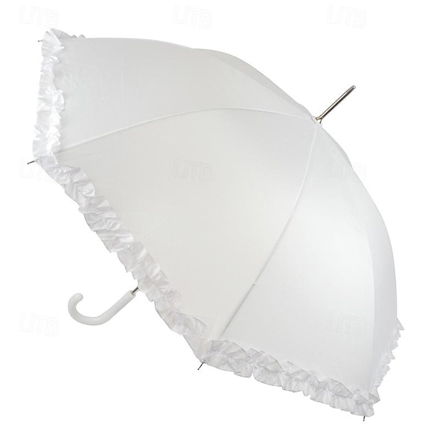  A2Z Ladies Bridle Walking Umbrella Wedding Event Photo Ruffle Stick Women Brolly