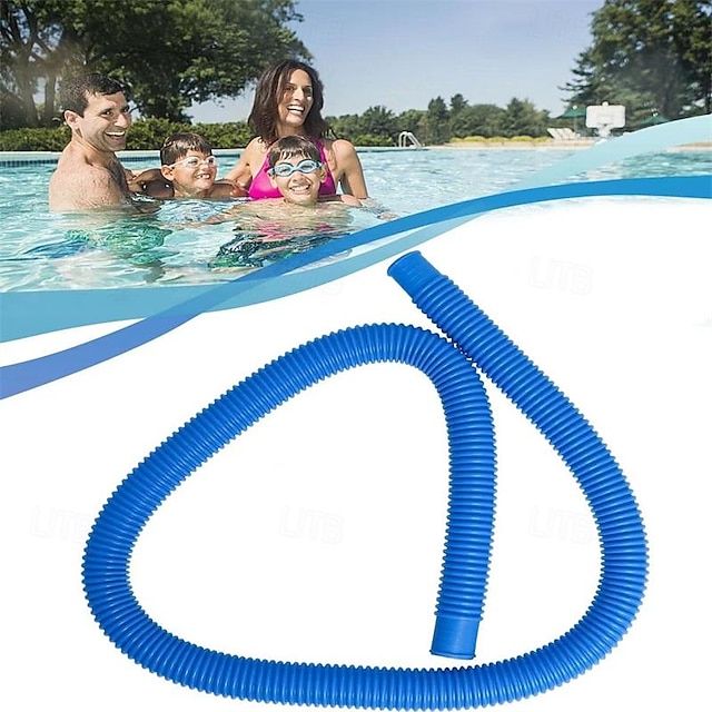  Tubo di ricambio per pompa per piscina da 1,25 x 41 pollici compatibile con la pompa filtro Intex 607 637 e piscine fuori terra da 32 mm include 6 fascette stringitubo sostitutive per compatibilità