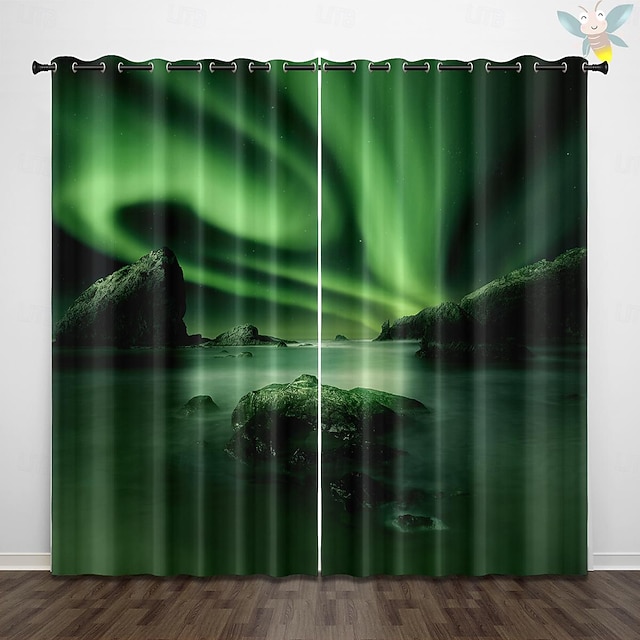  draperii perdea 2 panouri perdea opaca pentru sufragerie dormitor bucatarie aurora lumina nordica tratamente ferestre termoizolatie innegrirea camerei