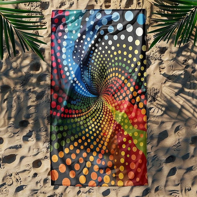  Colorful Beach Towel,Beach Towels for Travel, Quick Dry Towel for Swimmers Sand Proof Beach Towels for Women Men Girls Kids, Cool Pool Towels Beach Accessories Absorbent Towel
