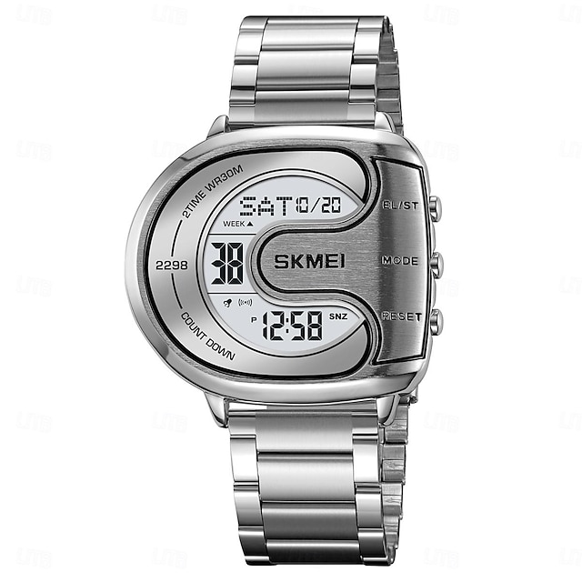  SKMEI Herren Digitaluhr Draussen Modisch Lässige Uhr Armbanduhr leuchtend Stopuhr Wecker Countdown Stehlen Beobachten