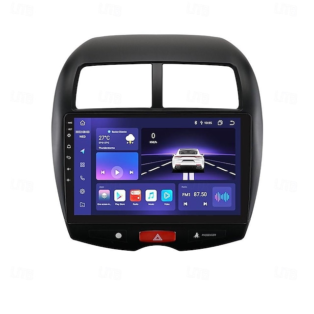  bilradio multimedia videospelare android 11 2 din dvd carplay navi gps för mitsubishi asx 2010-2018