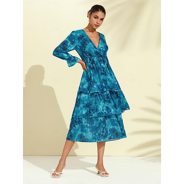 Jacquard Print Dress