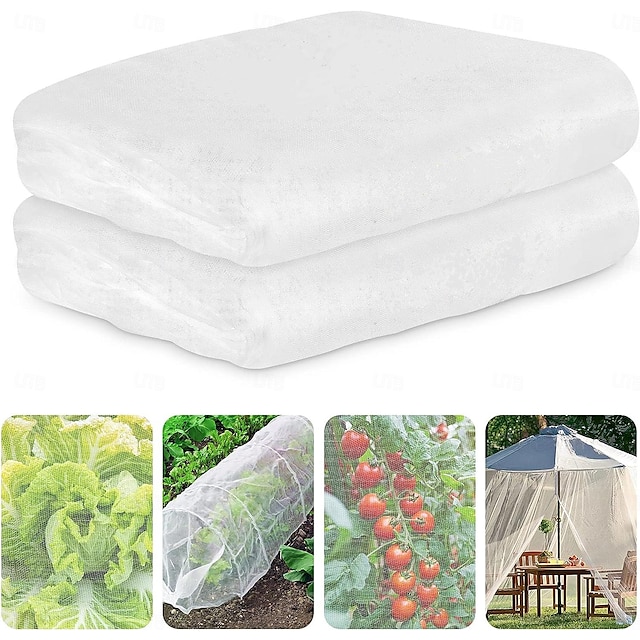  60 Meshs Garden Insect Protection Net Plant Vegetables Fruit Care Cover Flowers Greenhouse Pest Control Anti-Bird Protective Net