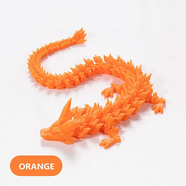 3D Printed Crystal Dragon Gem Dragon 3D Articulated Dragon Toys