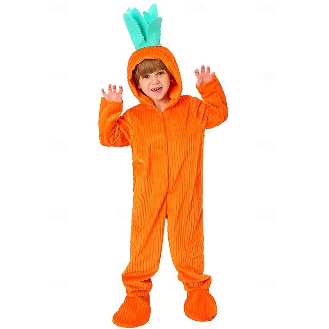 morot halloween Cosplay-kostym Kläder Karnevalsdräkt Cosplay Barn Pojkar Flickor Karnival Maskerad Påsk Fest Maskerad Enkla Halloween kostymer Klä ut