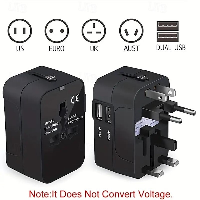  Multi-function Converter Socket Global Pass Converter Socket Multi-USB Converter Plug