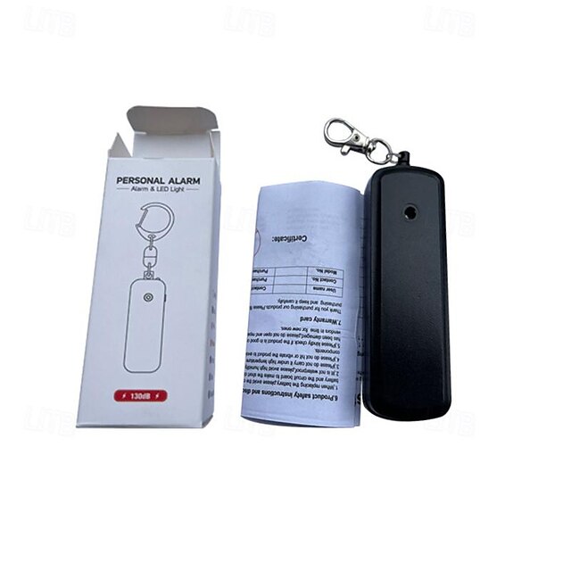  1pc Personal Alarm 130db Self Defense LED Woman Elderly SecurityProtection Trip Hiking SOS Emergency Keychain Anti Attack