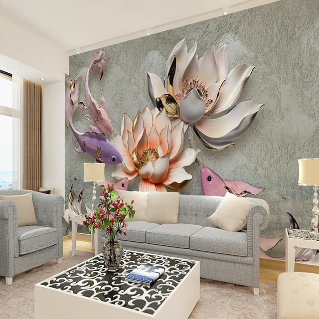 cool wallpapers vintage bloemenbehang muurschildering rol wandbekleding sticker verwijderbaar pvc/vinyl materiaal zelfklevend/klevend vereist muurdecor voor woonkamer keuken badkamer