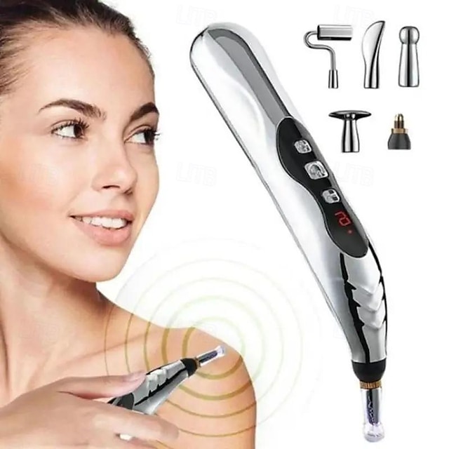  Penna elettronica portatile per agopuntura ad azione rapida: massaggio indolore con terapia laser per un sollievo immediato dal dolore