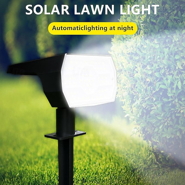  Solar Outdoor Spot Lights, 48/56 LEDs Waterproof Dusk-to-Dawn Outdoor lights for Garden, PatioYard Solar Spotlight 2-in-1 Landscape Spotlights Auto On/Off for Driveway Walkway Patio 1/2/4pcs