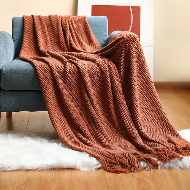 Ultra Soft Throw Blanket, Lightweight Cozy Blankets And Throws For Bed Couch Chair Sofa Suitable For All Season, Grey Luxury Bed Blanket For Adults Students And Teens 12