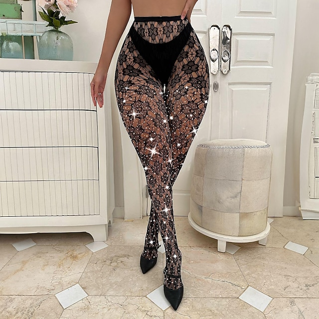  Women's Panty Hose Party Gift Daily Solid Color Polyester Acrylic Fibers Sexy Casual Leg Shaping Casual / Daily 1 Pair