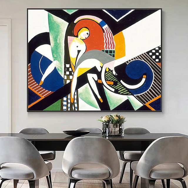  Mintura pinturas al óleo famosas de Picasso hechas a mano sobre lienzo, decoración del hogar, arte de pared moderno, retrato abstracto, imagen para decoración del hogar, pintura enrollada sin marco y