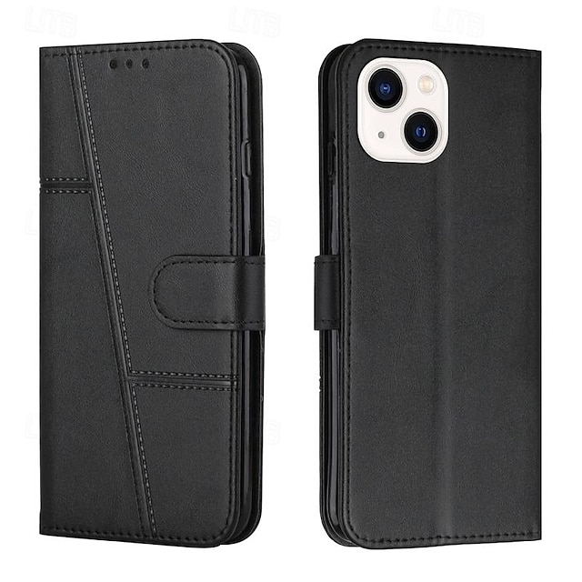  telefono Custodia Per iPhone 16 15 14 Pro Max Plus iPhone 13 12 11 Pro Max Mini Custodia Portafoglio Magnetico Con Cinturino da Polso Cavalletto Motivo Geometrico TPU Pelle PU