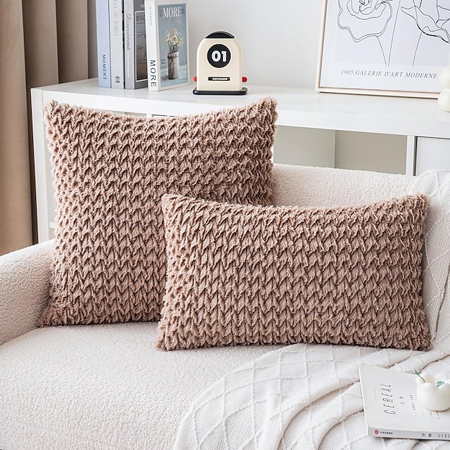  Linen Pillow Cover Fine Linen and Cotton Seamed Pillow Cover for Living Room Sofa Decoration Summer Cooling 1PC
