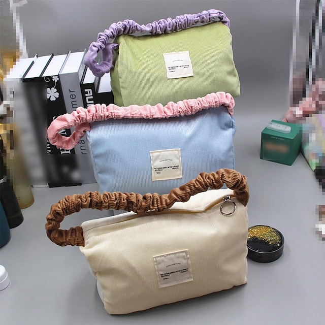  Dekorative Make-up-Tasche aus Baumwollsamt: perfektes Muttertagsgeschenk, leichtes und tragbares Design – ideal für Reisen, Einkaufen, Schuhaufbewahrung und Organisation