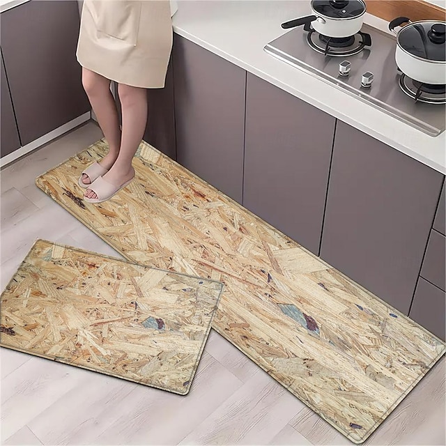  textura dřeva plocha kobereček kuchyňská podložka protiskluzová olejivzdorná podložka do obývacího pokoje koberec vnitřní venkovní podložka ložnice výzdoba koupelna podložka vchod kobereček podložka