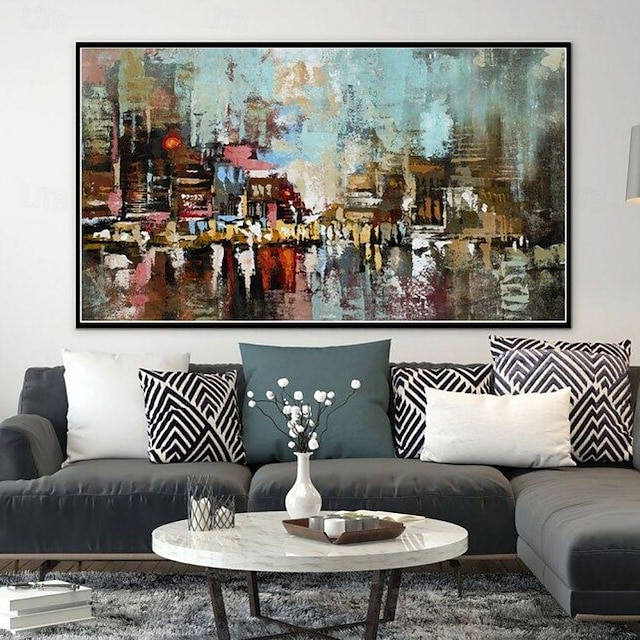 Handmade Oil Painting Canvas Wall Art Decoration Modern Abstract ...