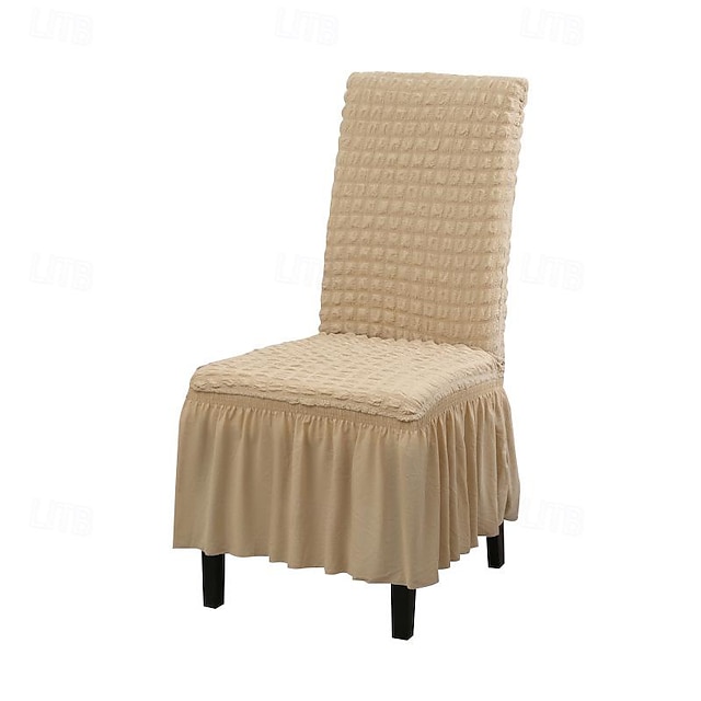  2 Pcs Decorative Dining Chair Slipcovers Chair Cover For Wedding Banquet Events