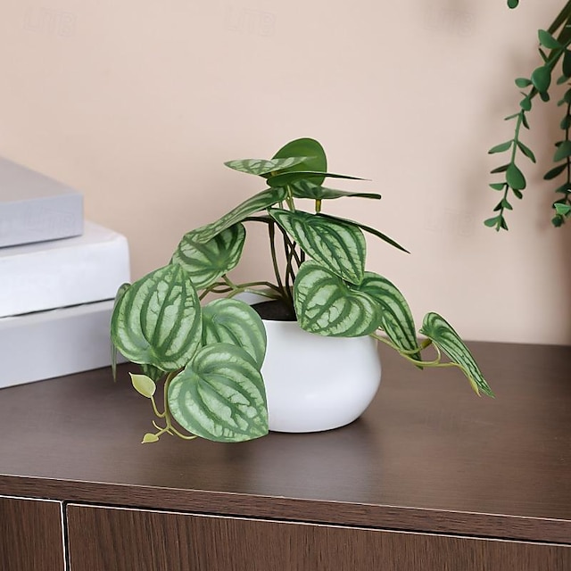  transforme a decoração da sua casa com arranjos realistas de vasos de plantas artificiais, adicionando beleza natural e vegetação a qualquer espaço