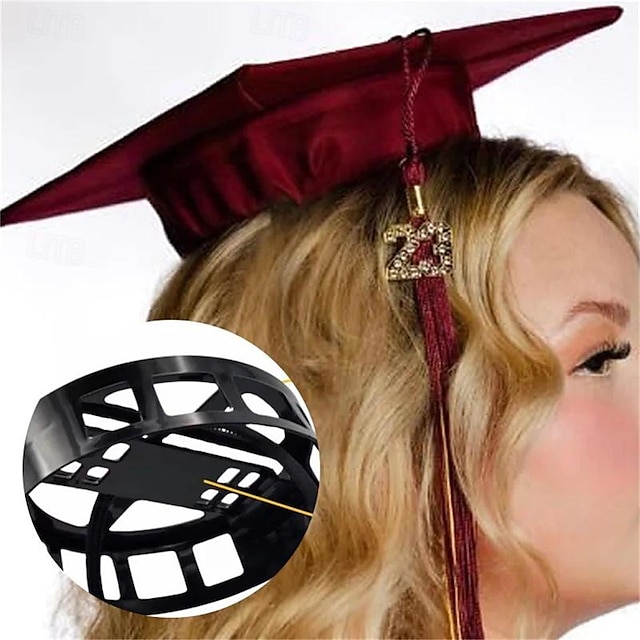  Adjustable Grad Cap Remix Secures Headband InsertUpgrade Inside Graduation Cap Don't Change HairSecure Hairstyle Unisex