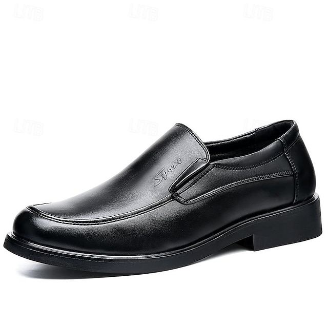  Voor heren Instappers en instappers Comfortabele schoenen Wandelen Casual Dagelijks Microvezel Comfortabel Korte laarsjes / Enkellaarsjes Leegloper Zwart Lente
