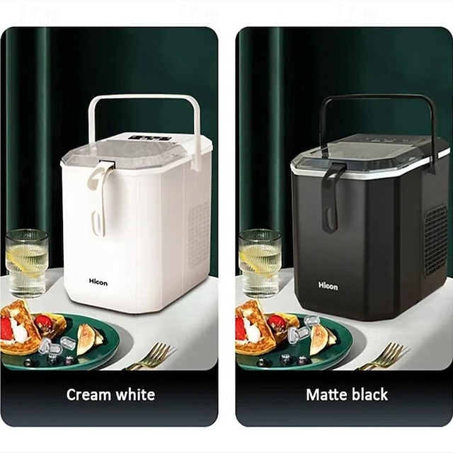  Portable Electric Ice Maker Machine Mini Countertop Ice Cube Maker Appliance Home Commercial Ice Ball Maker
